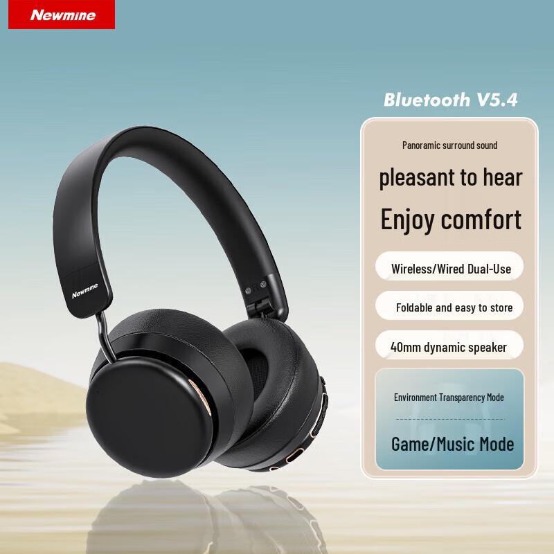 Newman TB206 Wireless Over-Ear Bluetooth Headphones