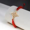 Tangula Adjustable Witch Knot Bracelet Stainless Steel Charm Wicca Jewelry Gift for Women Men