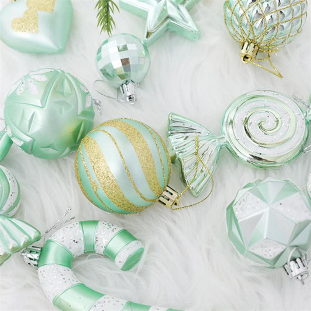 Xmas Decorations Boxed Packaging Christmas Ornaments Festive Balls 16pcs Set Tree Decorations For Home Decoration New Year