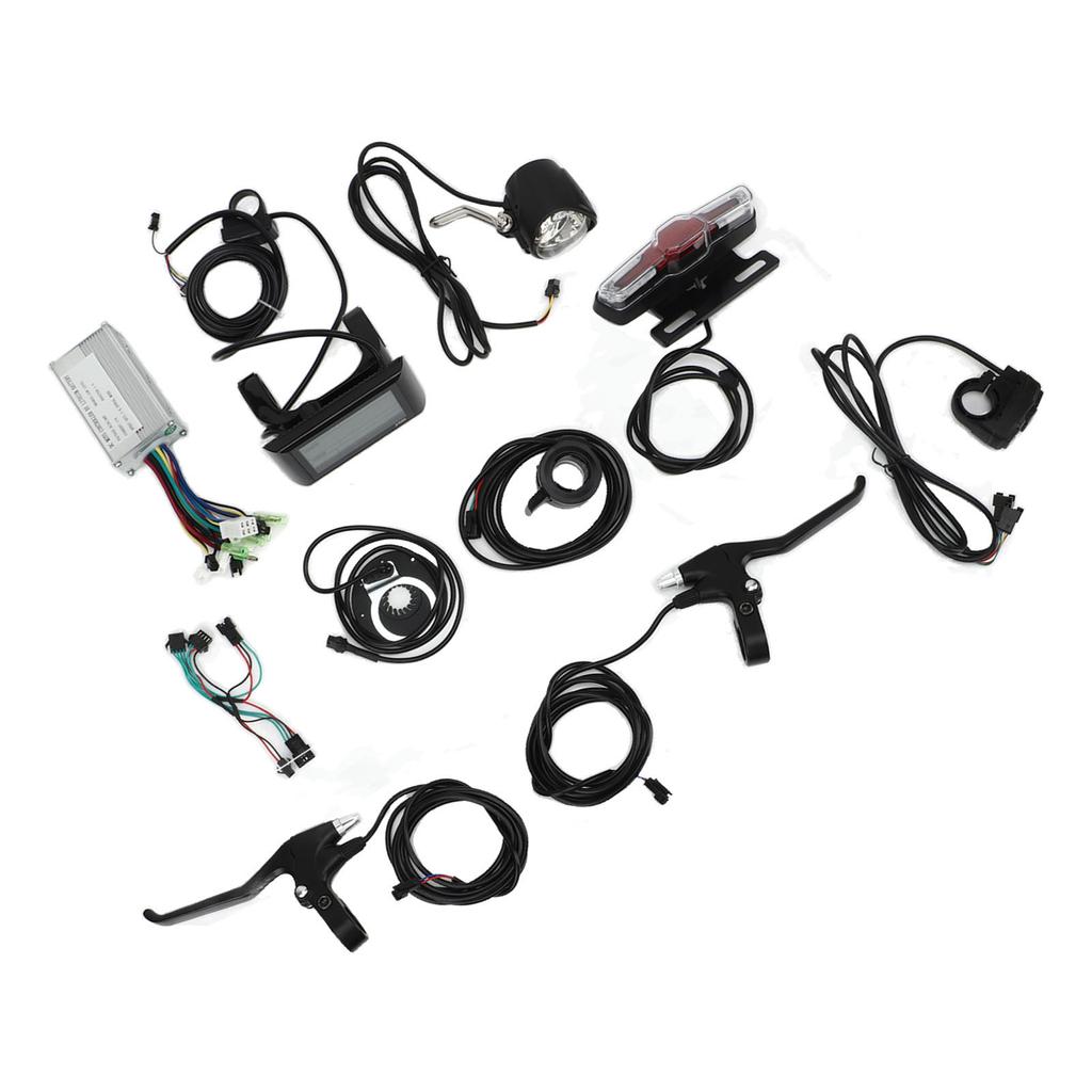 36V 48V 17A Bike Modified Controller S900 Dispaly Panel Electric Bike Conversion Kit for 250W‑350W Gear Motor