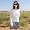 Sancai Machine-Washable Winter Crew-Neck Button-Front Knit Cardigan