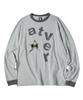TRAVEL Check Big Arte Long Sleeve Grey