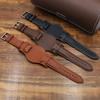 Cowhide Tray Watch Strap 18mm 20mm 22mm Watch Band Anti-metal Allergy Leather Watchbands  Accessories UTHAI G18