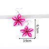 2026 Colorful Oil Painting Flower Acrylic Statement Earrings for Women New Trendy Plant Drop Dangle Earring Party Jewelry Gift