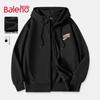 Baleno Men's Waffle Knit Hooded Zip-Up Cardigan
