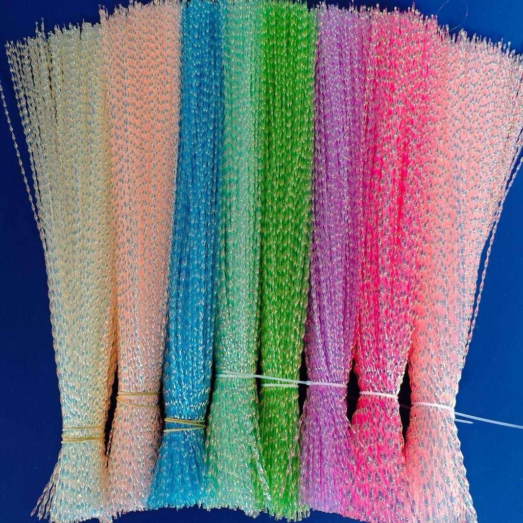 Iridescent Fly Fishing Hooks with Colored Wire for Craft Decoration