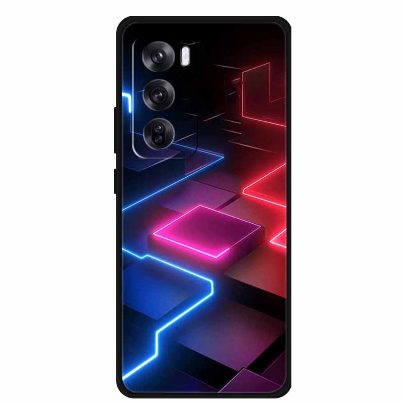 For Oppo Reno12 Pro 5G Cases Shockproof Phone Cover Soft Silicone Fashion Cool Cases for OPPO RENO 12 PRO CPH2629 Bumper Coque