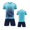 Voetbaltenue maatwerk Voetbaltrainingsshirt Groene kleding Volwassenen en Kinderen Voetbalkleding tenues Sets Korte Mouw