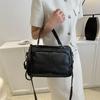 Soft leather PU vintage bag for women shoulder bag crossbody travel business tote handle large capacity brand
