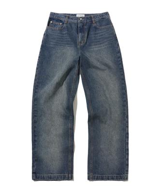 FILLUMINATE Brushed Straight Denim Pants - Indigo