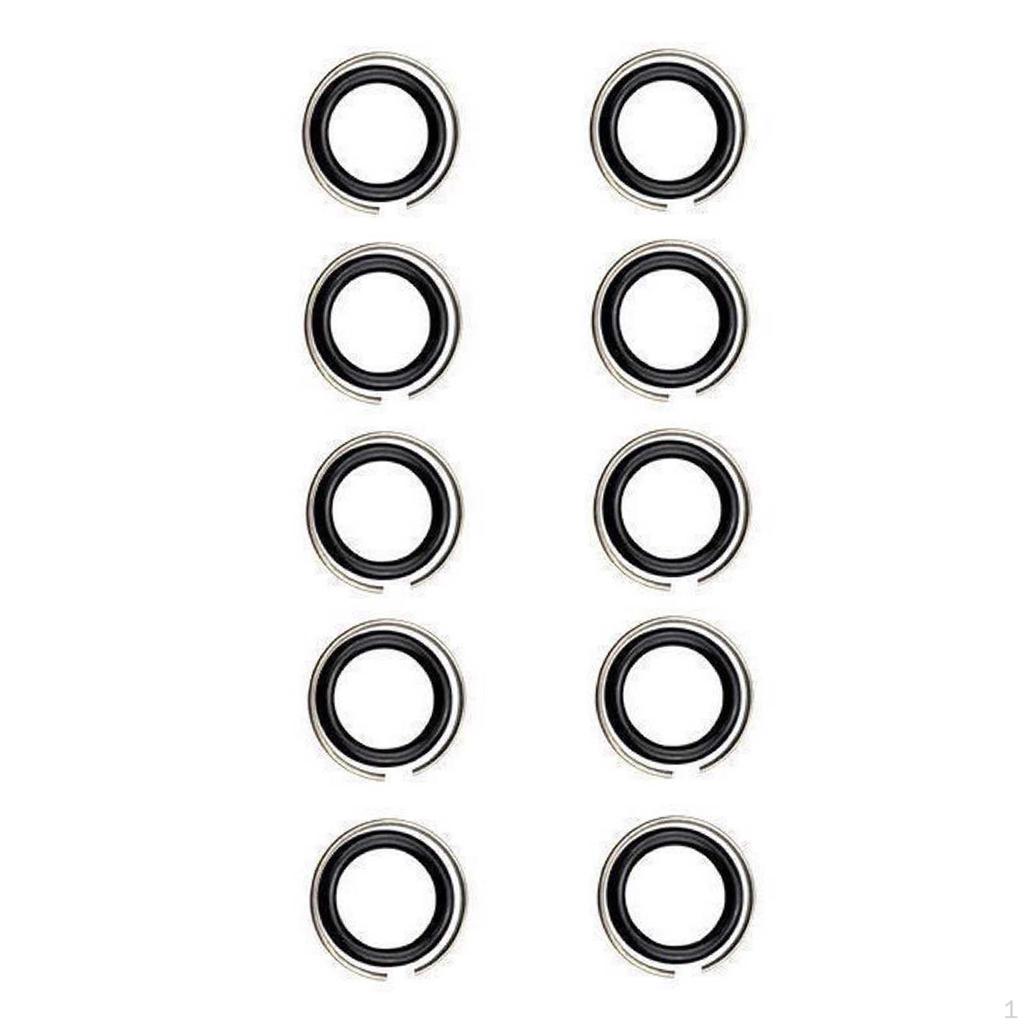 10 ks Klíčové kroužky Nárazová objímka Pojistná pružina Ocel