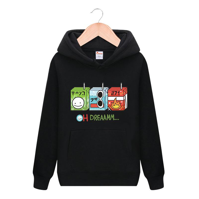 Sweater Hooded Crew Neck Long Sleeve Spring and Autumn Jacket Male and Female Students Handsome Cartoon Sweater New
