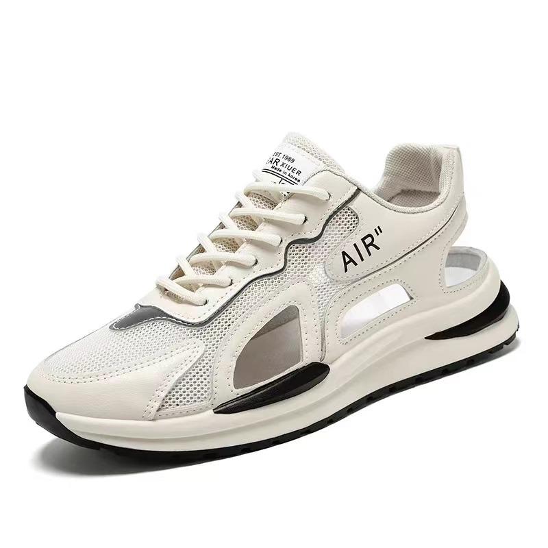 Sandals for Men Summer Fashion Mesh Breathable Shoes Casual Male 2024 Outdoor Non Slip Beach Shoes Men Slippers Sandalias Planas