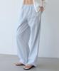 Yulago Stripe Banding Strap Pants