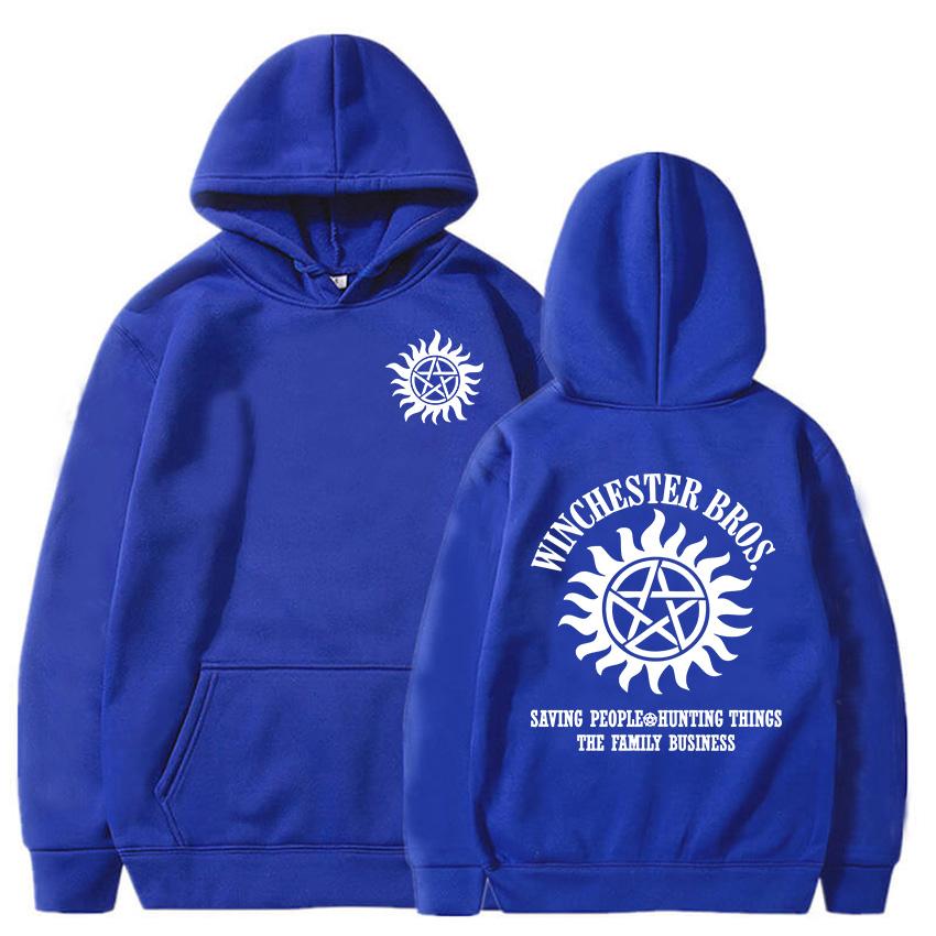 Trendy discount Supernatural Winchester Bros Hoodies Winter Lange Mouw Hooded Sweatshirts Moletom Masculino Casual Heren Zacht Zak Pullovers L