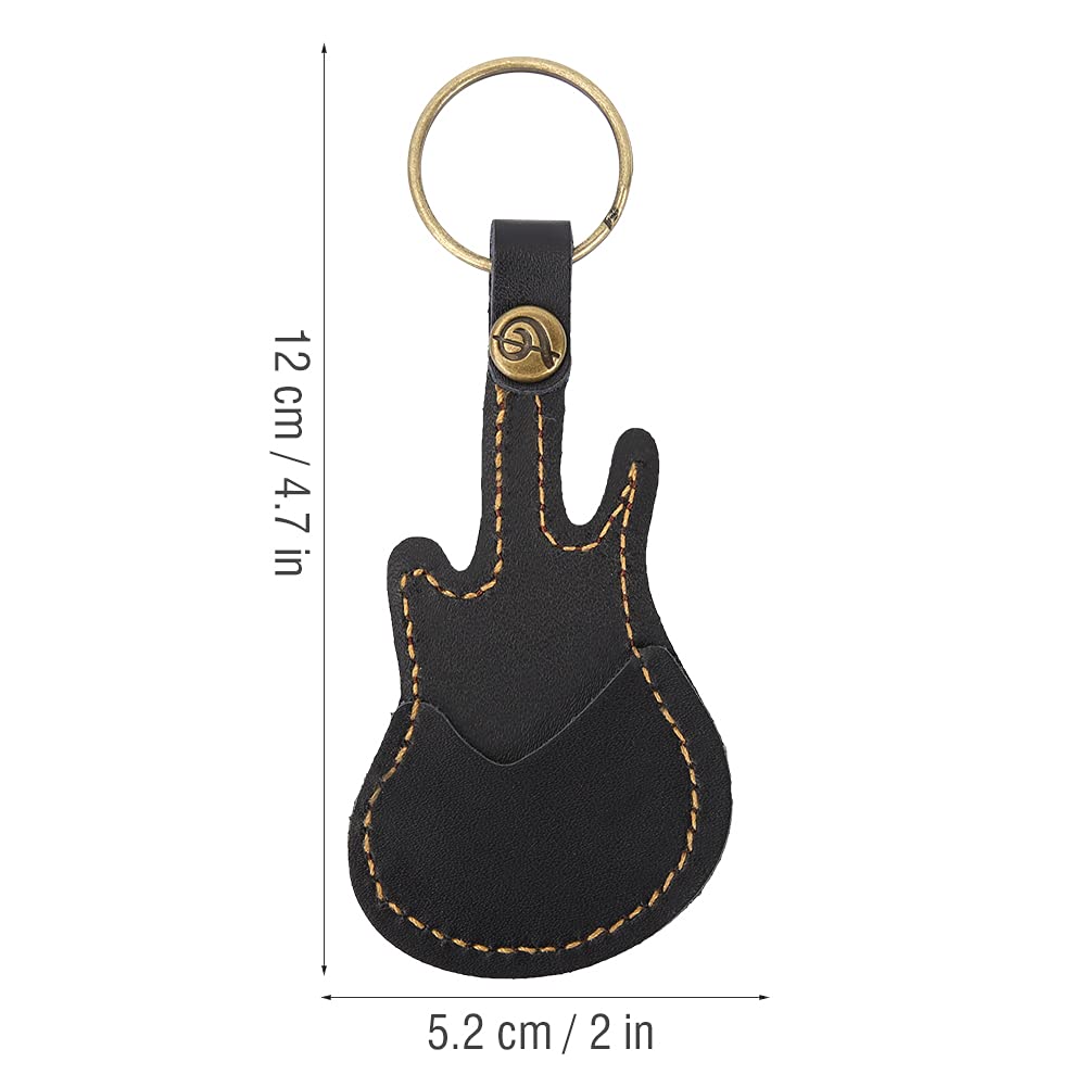 Alomejor Guitar Guitar Pick Pick Made of Ultra Key Convenient to Hard to Includes Guitar Picks Gift for Music Enthusiasts Pick, Bag, Holder, Case,