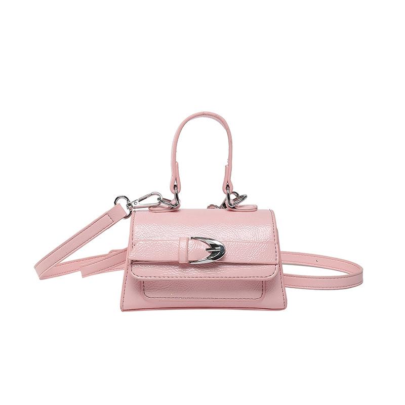 

Нишевая текстурированная женская маленькая квадратная сумка-цепочка - 2025 Шикарная летняя однотонная сумка через плечо