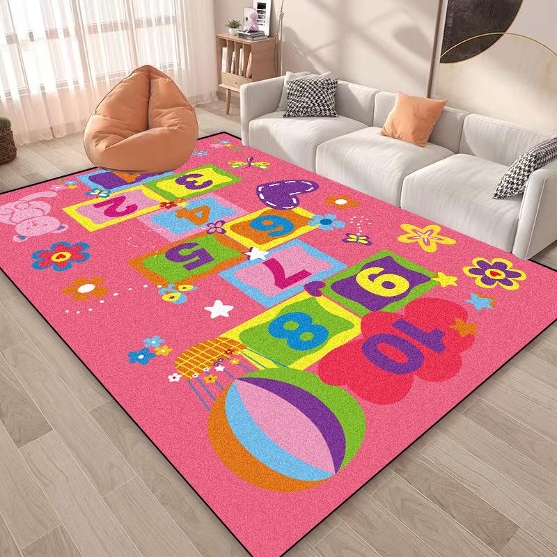 Modern Children Play Road Carpet Living Room Cartoon Home Decoration Baby Sofa Area Non-slip Rug Bedroom Soft Tatami Floor Mat