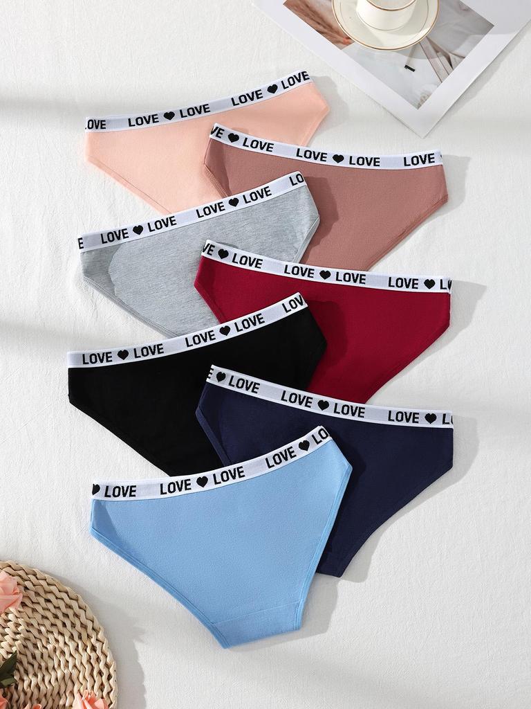 Kobiety Bawełniane Majtki Seksowne Damskie Majtki Litera Majtki Dziewczęce Miękka Damska Bielizna Oddychająca Elastyczna Damska Bielizna XS-XL