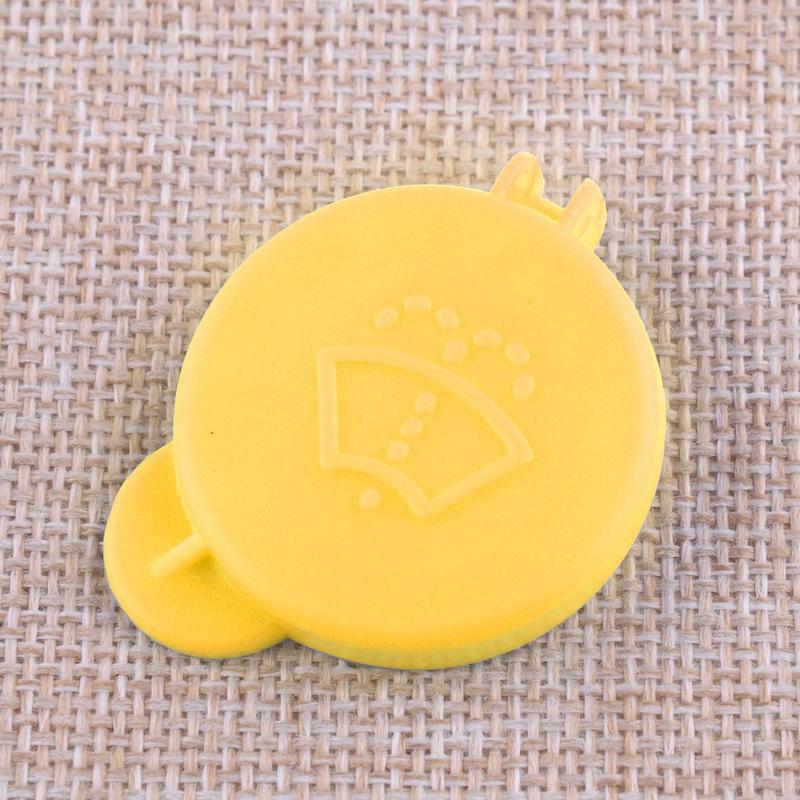 1488251 2S6117632AD Yellow Windscreen Washer Bottle Cap Cover Fit For Ford Fiesta MK6 2001-2008