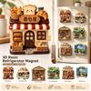 Cute Cat Theme Refrigerator Magnet 3D Relief Decorative Fridge Magnet  Home Decor