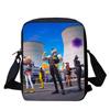 Fortnite Cartoon Lightweight Crossbody Shoulder Bag, Unisex Kids Aged 6-14 Portable Game Print Daily Small Storage Handbag