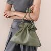 Marca Lusso Coulisse Lunga Borsa a Spalla Crossbody Design Pieghettato Pelle di Mucca Borsa Fortuna Moda Femminile Pochette Borsa a Secchiello Borse Capienti