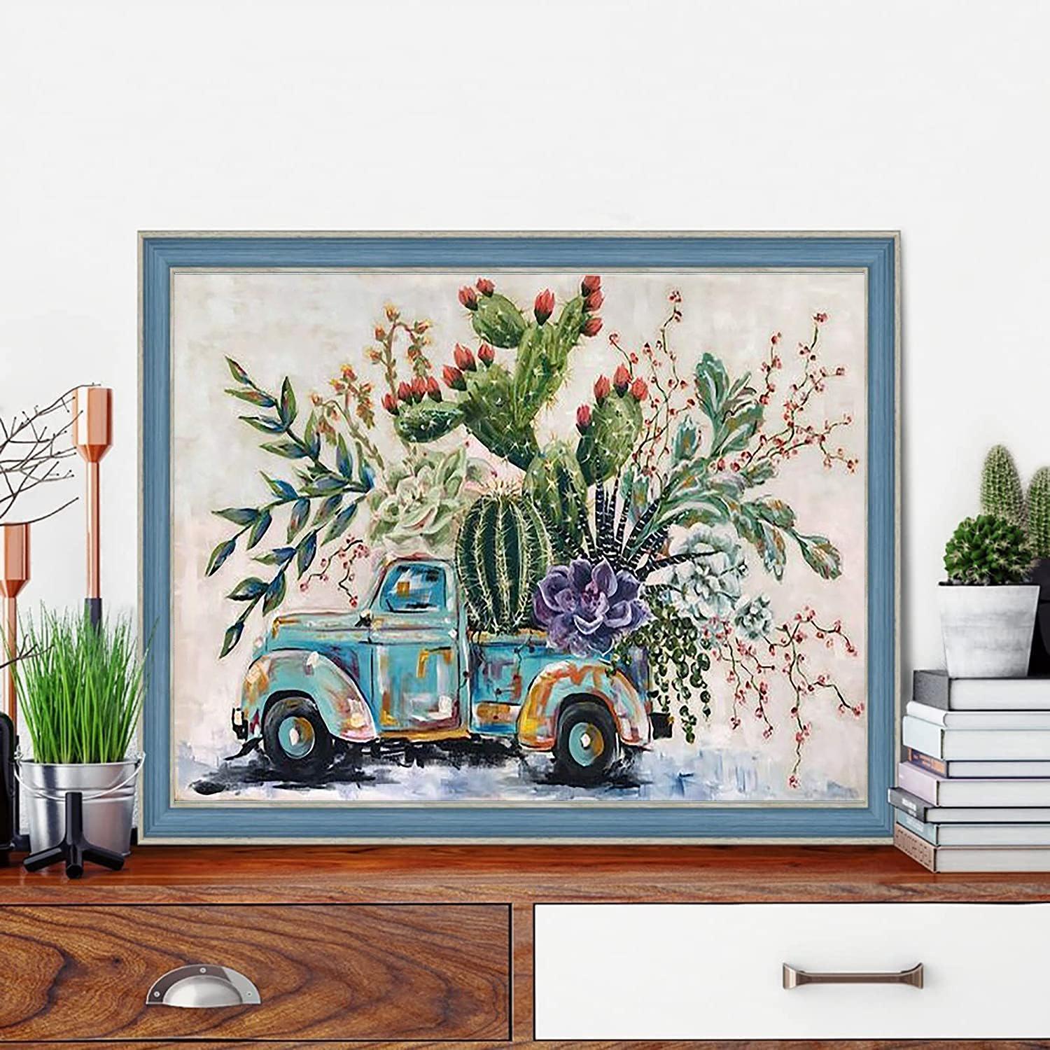 

5D DIY Алмазная картина Странный пикап Алмазная вышивка Роза Полный круглый квадратный дрель Домашнее украшение Round 30x40cm