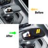 SENSHINE Gear Shift Knob Head Cover for Dodge Charger Accessories Challenger Durango ABS Interior Shell Insert Decorative Protector Gear Shifter Cover