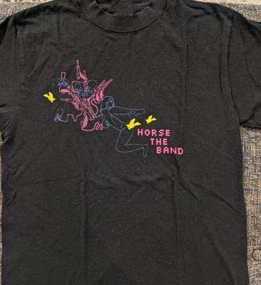 Horse the Band Collection Short Sleeve Cotton Black All Size Unisex T-Shirt