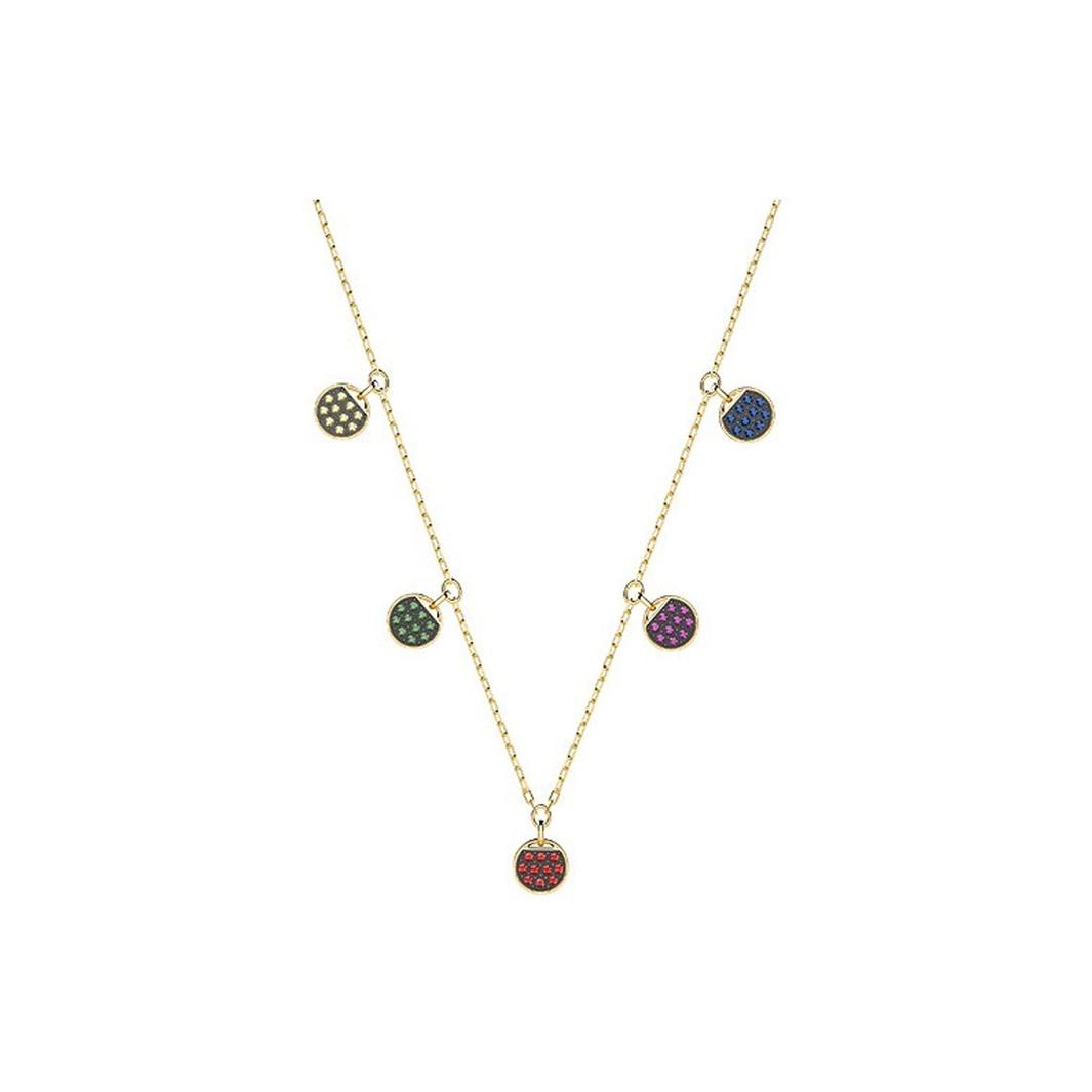 Swarovski Ginger Necklace Women necklace Gold 5392917 Box (Random Color)