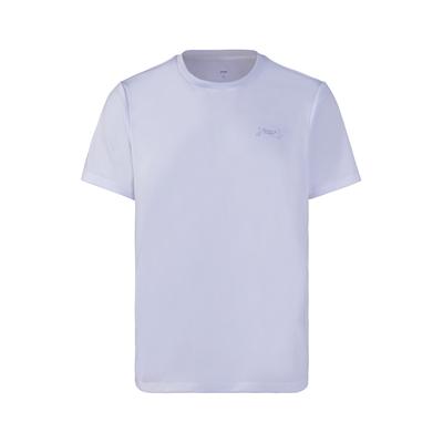 Fashionable Versatile Solid Color Round Neck Short Sleeve T-Shirt Men Tops White ATSW663-2