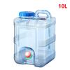 15-5L Water Bucket Portable BPA Free Car Water Carrier Tank Large Capacity for Outdoor Camping/Hiking Emergency Storage