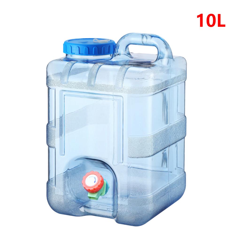 15-5L Water Bucket Portable BPA Free Car Water Carrier Tank Large Capacity for Outdoor Camping/Hiking Emergency Storage