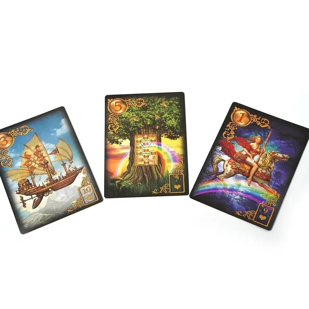 Gilded Reverie Lenormand Tarot Deck Vergulde Rand voor Waarzegspel Kaart