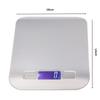 1/5KG 1g Precision Digital Kitchen Scale Stainless Steel Weighing Tool for Food Cooking Baking Measuring