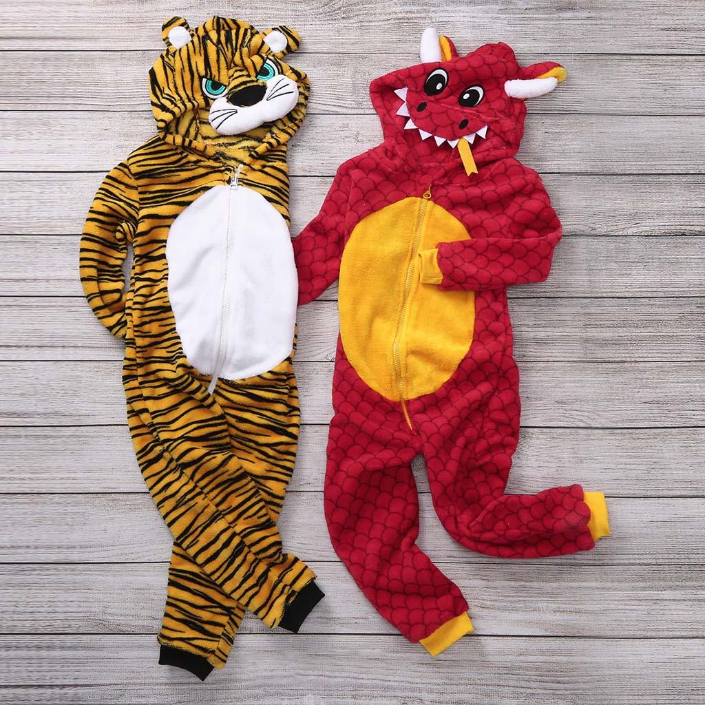 

Флисовый комбинезон с капюшоном и длинными рукавами для маленьких мальчиков и девочек, комбинезон