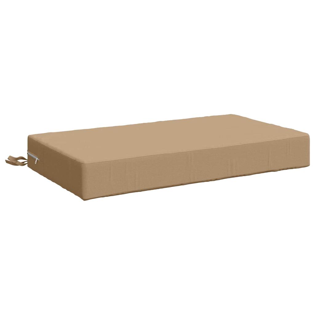 Seat Cushion SOEST 100percent Polyester Sand 70 x 40 x 10 cm