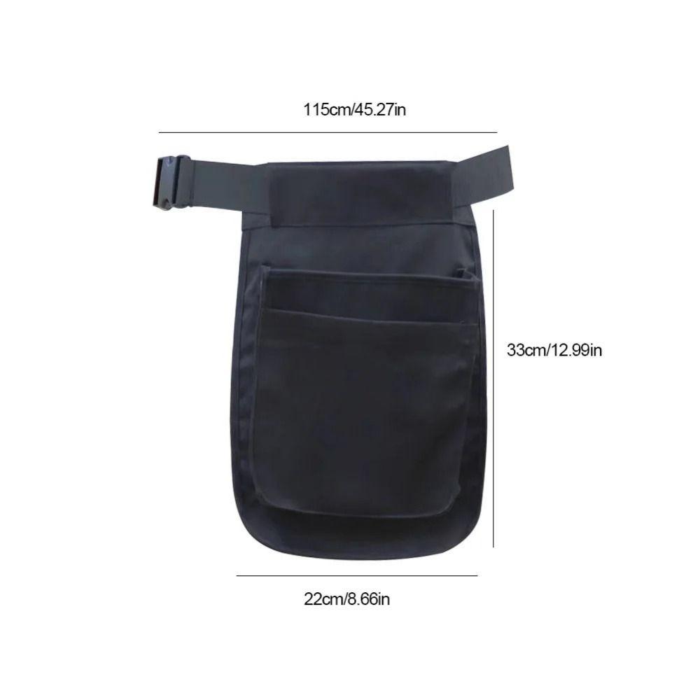 Durable Cotton Stripe Apron Anti Fouling Anti Oil Cooking Half Apron Washable Breathable Waist Apron Kitchen