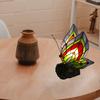 European Creative Stained Glass Butterfly Lamp Animal Bedroom Study DecorationTiffany Style Night Light for Home Room Decor Gift
