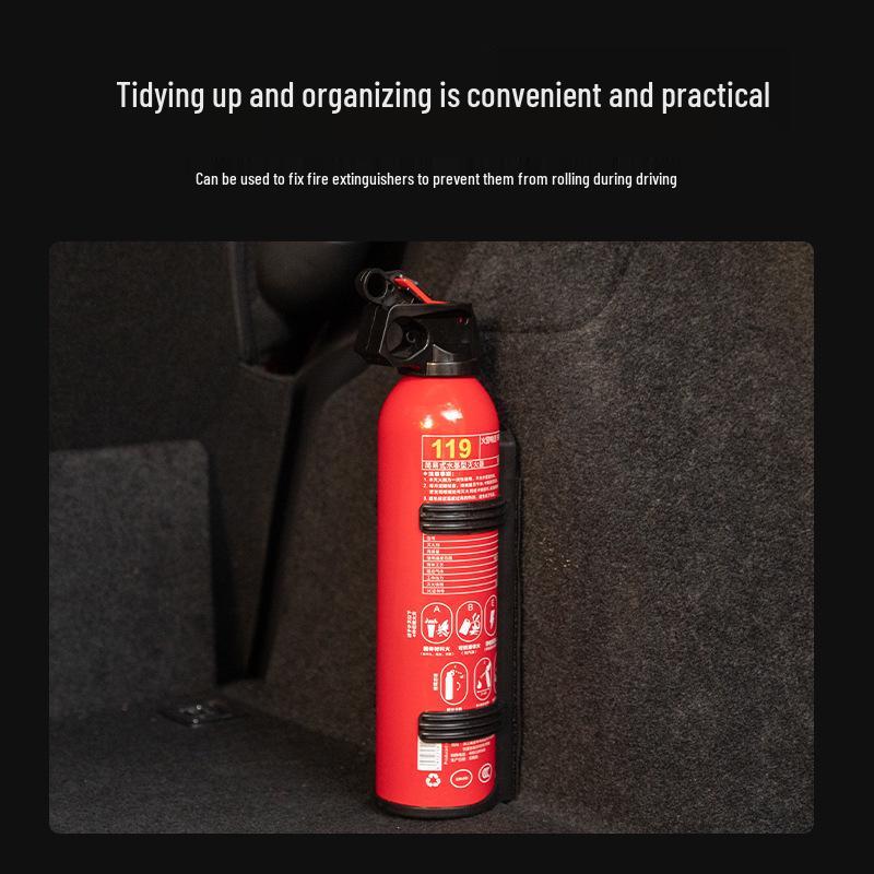 Support Universel pour Extincteur de Voiture et de Maison: Support et sangles à base d'eau/poudre sèche