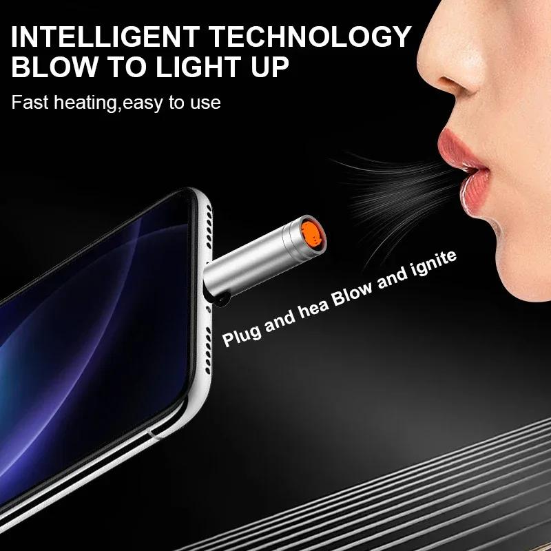 1/3PCS The New TYPE-C Switch Mini Cigarette Lighter Can Be Carried On Airplanes Without Built-in Batteries