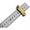 Ruler Positioning Block, Woodworking Parallel Line Ruler Ruler, Marker Locator Ruler, For Fixed Block Positioning Scraper