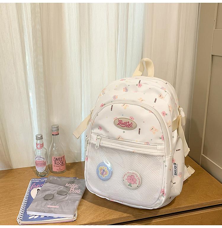 Schoolbag Schoolbag Girls College Students Cute High Value Pain Bag 1011 New High School Students Large Capacity Backpack Backpack