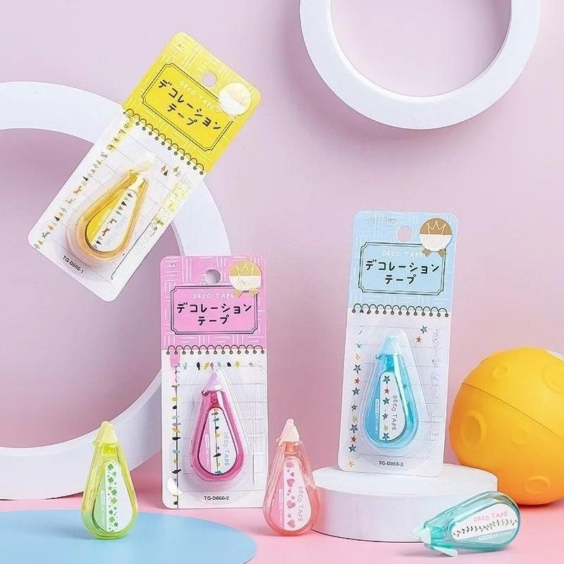 Mini Pattern Portable Decorative Correction Tape School Office Supplies and Gifts Art Supplies DIY Diary Decoration
