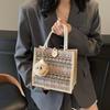 Food Bento Bag Wear-Resistant Portable Shopping Bag Printed Canvas Bag Comfortable For Shopping Commuting Gifting