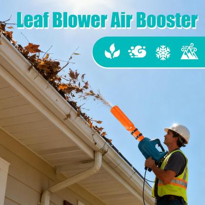 Leaf Blower Attachment Doubles Airflow Booster Replacement Leaf Blower Air Booster for Snow Debris All Weather Backyard Garden