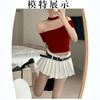 Pure desire one-word shoulder neck T-shirt women's summer new design sense slim and thin short off-shoulder short-sleeved top