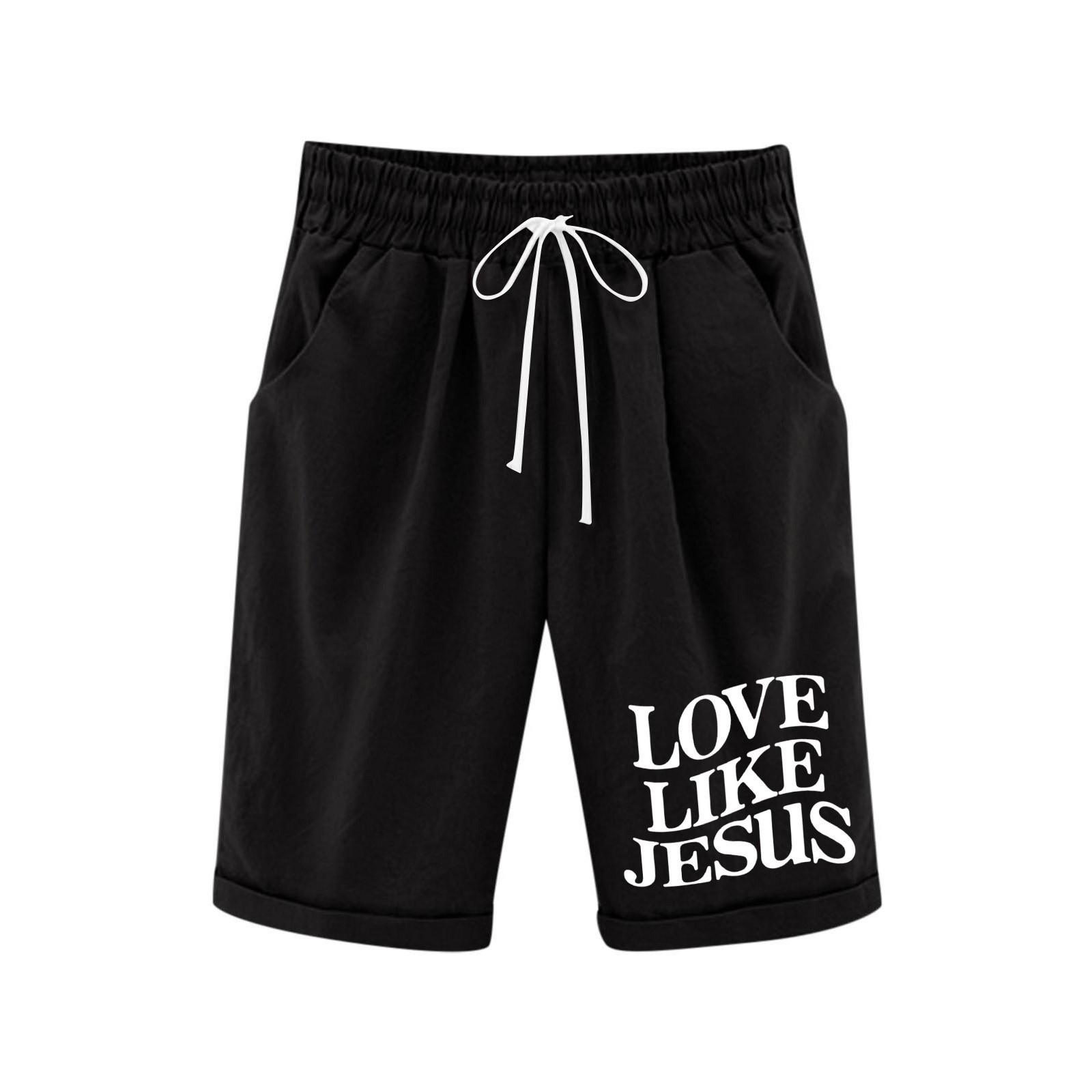 

Summer casual sporty cpants for boys and girls with drawstring elastic belts and pocket prints 110 чёрный
