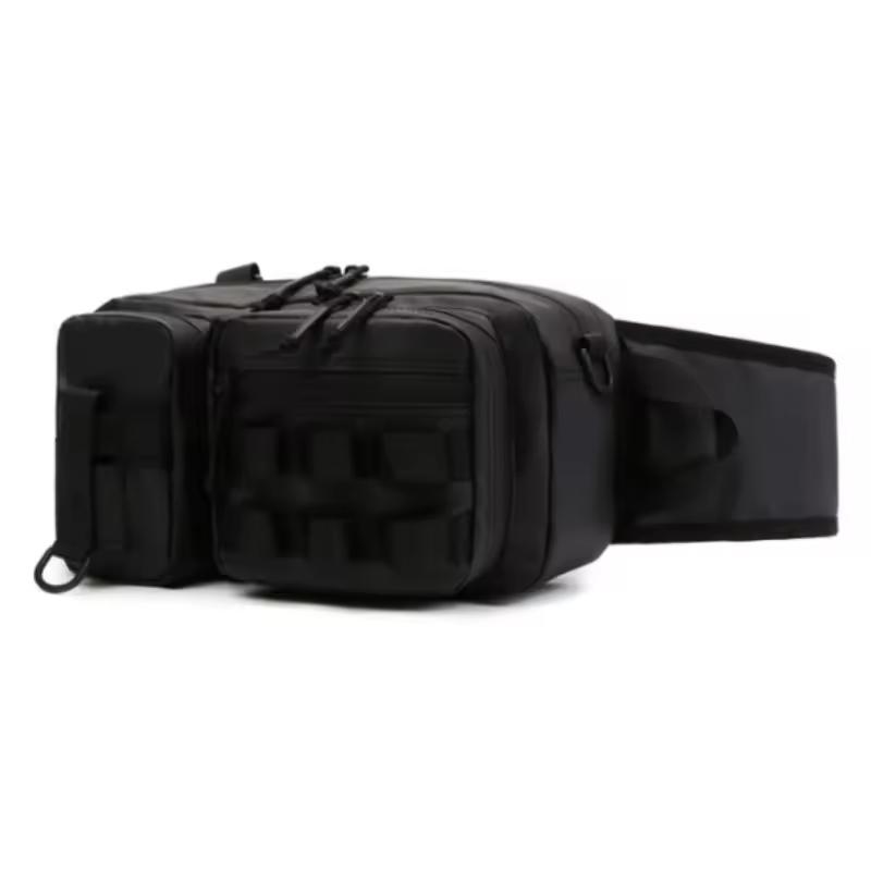 

Сумка для удочек Мужская Походная Сумка через плечо для рыбалки Сумка на плечо для приманок Нагрудная поясная сумка для активного отдыха Путешествий Кемпинга 31*19*16 чёрный